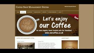 Coffee Shop Management System  PHP and MySQL Project Source Code  PHP MySQL CRUD Project [upl. by Kinnard]