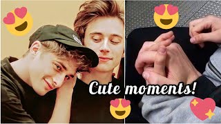 Maxence amp Axel cute moments 😘 elu axelauriant maxencedanetfauvel skamfr skam [upl. by Aba796]