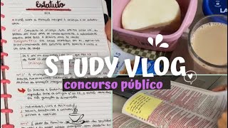 STUDY VLOG  1º vídeo do canal concurso público  métodos de revisões [upl. by Neelyk]