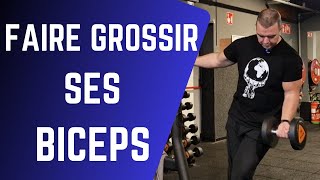 COMMENT FAIRE GROSSIR SES BICEPS [upl. by Nnayram]