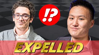 ANOTHER GRANDMASTER EXPELLED  Christopher Yoo vs Fabiano Caruana  US Championships 2024 [upl. by Bartolemo]