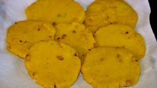 Recipe for Arepas with Cracklings  Arepas de Chicharrón [upl. by Gunning]