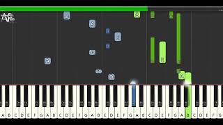 Cavatina  John Williams Stanley Myers  Adelina Piano syntheia tutorial [upl. by Syned]