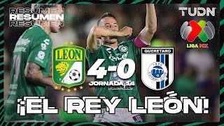 HIGHLIGHTS  León 40 Querétaro  Liga Mx AP2024  J14  TUDN [upl. by Warrin]