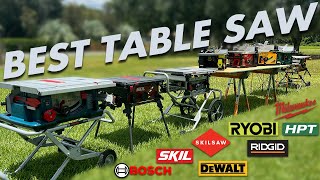 Best Table Saw Milwaukee DeWalt Skilsaw Ridgid 2024 [upl. by Padraig]