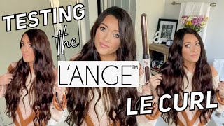 TESTING THE LANGE LE CURL 25MM TITANIUM CURLING WAND HIT OR MISS [upl. by Wiley]