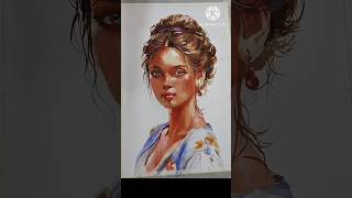 Realistic Watercolor Portrait ll Portrait Art ll Portrait Tutorial portrait art painting drawing [upl. by Garrick342]