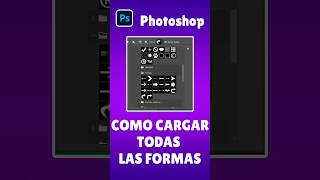 Cargar formas predeterminadas para Photoshop gratis [upl. by Eirlav]