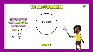 Circumference using the Diameter part 4 [upl. by Akirdnwahs388]