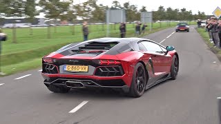 Lamborghini Aventador LP700 Vorsteiner ft Capristo Exhaust Flames Revs Accelerations [upl. by Keldon670]