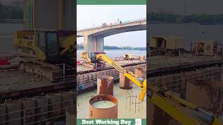 Best working day 857 Digging process of the excavator with extended boom [upl. by Darleen257]