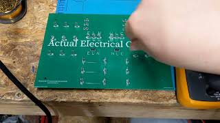 Pin Header Version First Test Of A Ring Final Circuit Testing PCB [upl. by Kylila]