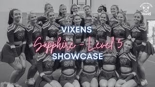 Sapphire  Level 3 Showcase Routine Southampton Vixens [upl. by Eendyc]