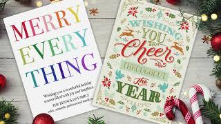 Custom Holiday Cards at The Stationery Studio [upl. by Coppinger874]