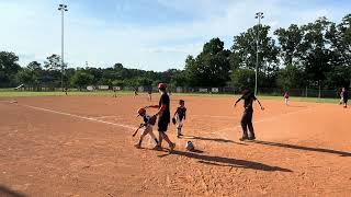 Acworth Warriors vs Alpharetta Raiders 6924 6u All Star Baseball [upl. by Yelwar]