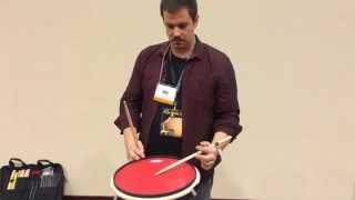 Russ Millers lesson on the Moeller Stroke from PASIC 2014 [upl. by Ydnar]