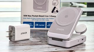 ANKER MagGo 3In1 Wireless Charger [upl. by Critta]