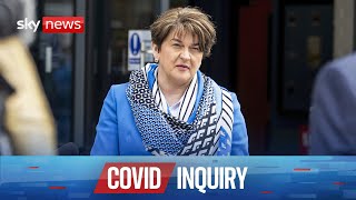 UK COVID Inquiry  Former First Minister of Northern Ireland Arlene Foster gives evidence [upl. by Enitsed]