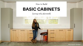 How to Build Basic CabinetsUsing ONLY PLYWOOD [upl. by Rosario]