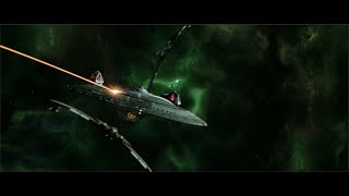 The USS Enterprise E battles the Scimitar HD 4k [upl. by Enitsugua]