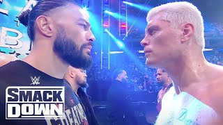 Cody Rhodes  Jey Uso Fight Meet Roman Reigns  WWE SmackDown Highlights 101323  WWE on USA [upl. by Ceevah420]