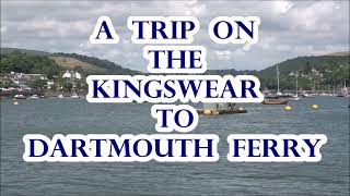 D26390vid The Kingswear  Dartmouth Ferry in South Devon [upl. by Katine]