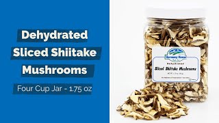 Meet Our Products Dried Shiitake Mushrooms Quart Jar [upl. by Atikim618]