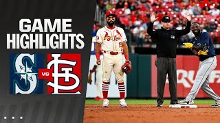 Mariners vs Cardinals Game Highlights 9724  MLB Highlights [upl. by Stinky299]