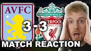 Aston Villa vs Liverpool MATCH REACTION  Villa Park Goes WILD [upl. by Noreik]