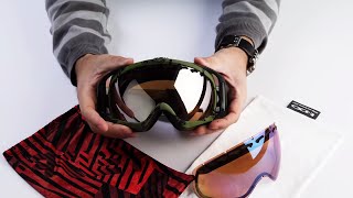 Oakley Crowbar Snow Goggle Lens Change Tutorial [upl. by Elletnuahc]