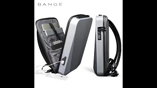 Bange AntiTheft Laptop Backpack  USB Charging  Large Capacity  Stylish amp Waterproof backpack [upl. by Einegue]