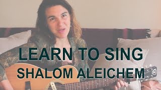 Shalom Aleichem  lyrics and singing with Alicia Jo Rabins [upl. by Polloch]