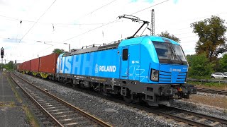 Neustadt Aisch👍Viel los am Bahnhof ICE WLC HSL DHL SBB Cargo boxXpress CZ Train [upl. by Sugihara444]