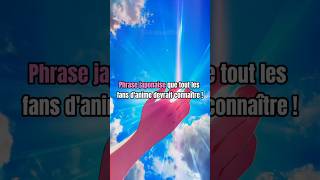 Phrase japonaise que tous les fans danime devraient connaître ✨🌷animeeditpourtoiviralshortjjk [upl. by Emili79]