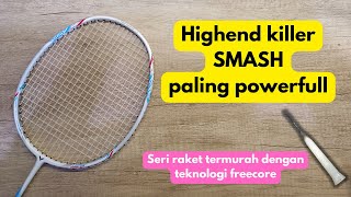 Raket badminton viral smash terbaik  Review raket victor thruster k 220h ii new color [upl. by Ahsii648]