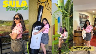 Sula Vineyards  Entry ticket and expenses  Places to visit in Nashik  Nashik Vlogs nashik vlog [upl. by Suolekcin298]