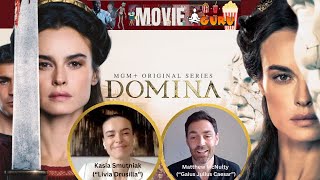 DOMINA Cast Interview w Kasia Smutniak and Matthew McNulty [upl. by Greenfield302]