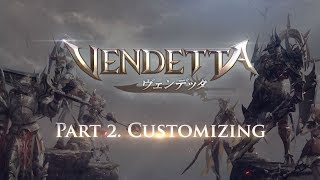 新作MMORPG『ヴェンデッタVENDETTA』キャラメイク紹介動画 [upl. by Oiramat]