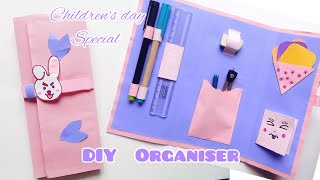 DIY Folder organiser  School days  Paper craft Origami  Quick and easy [upl. by Alihs]