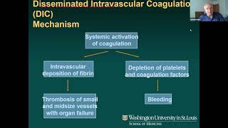 Curso de hematología Sesion 3 Coagulación intravascular diseminada Dr Álvaro Menéndez Leal [upl. by Inglis]