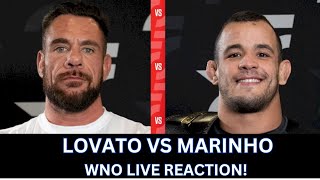 WNO 21 Pedro Marinho vs Rafael Lovato Live reaction [upl. by Penny]