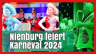 Guggenmusik und Krah Krah  Karneval in Nienburg Saale 2024 [upl. by Haldan]