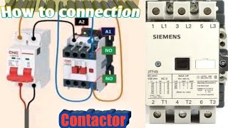 Contactor connection [upl. by Ramsdell]