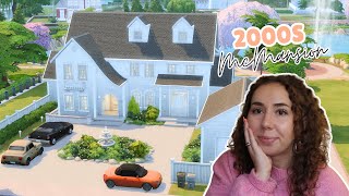 2000s McMansion 🏡  Collab  The Sims 4 Speed Build [upl. by Nodrog]