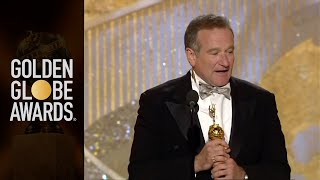 Robin Williams Receives Cecil B DeMille Award  Golden Globes 2005 [upl. by Verena]