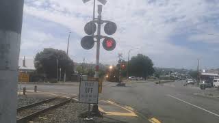 Hastings street level crossing in Napier 4 [upl. by Htebizile]