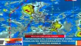 NTG Intertropical convergence zone dahilan ng magdamagang pagulan sa Metro Manila [upl. by Anailil]