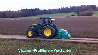 Wegebau und Wegepflege mit HEN Technologie Maschinen [upl. by Noslen]