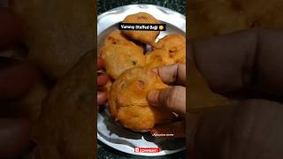 இனிமே ‌பஜ்ஜி கேட்டா இப்படி செஞ்சு கொடுங்க  Stuffed Masala Bajji 😋 cooking food stuffed bajji [upl. by Anialad]