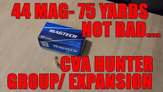 44 MAG MAGTECH GROUPS EXPANSION 75 YARDS [upl. by Hawkie]